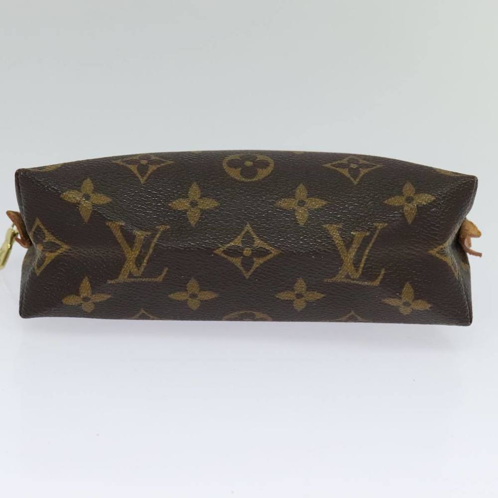 LOUIS VUITTON Monogram Pochette Cosmetic PM Cosmetic Pouch M47515 LV Auth hk2001 - Picture 6 of 16